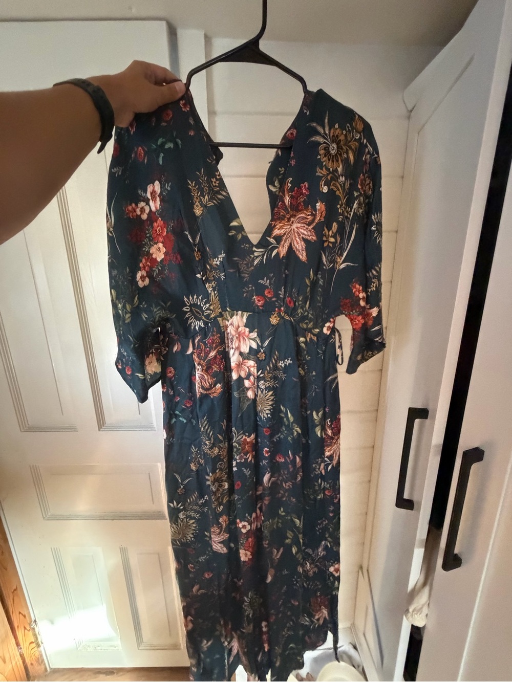 dRA LA by Anthropologie floral jumper / overalls